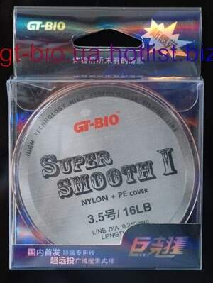 Леска SUPER SMOOTH 1 Golden Nylon line import from Japan